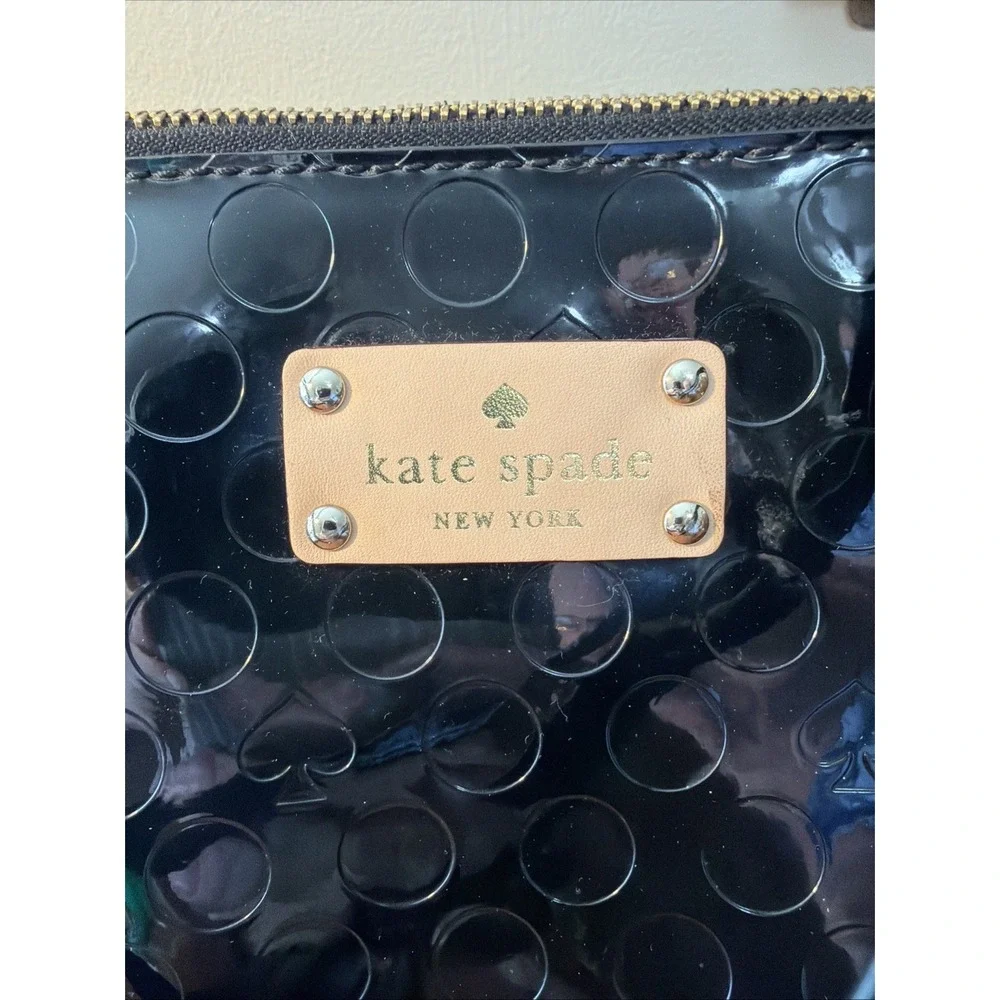 kate spade Black Patent Bubble Tote